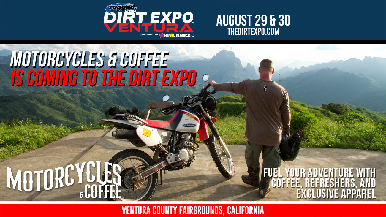Motorcycles & Coffee Brings Premium Coffee, Rider Culture and American-Made Apparel to THE DIRT EXPO Ventura