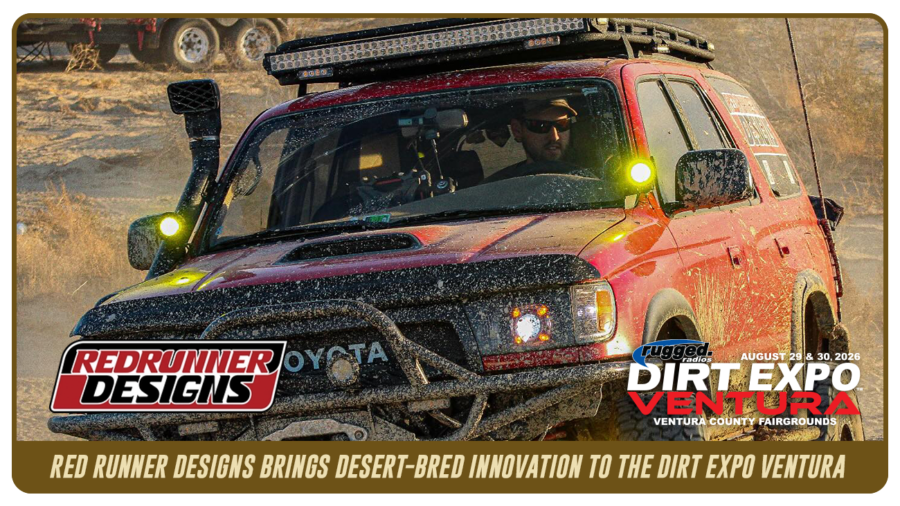Red Runner Designs brings Desert-Bred Innovation to the 2026 Rugged Radios DIRT EXPO: Ventura