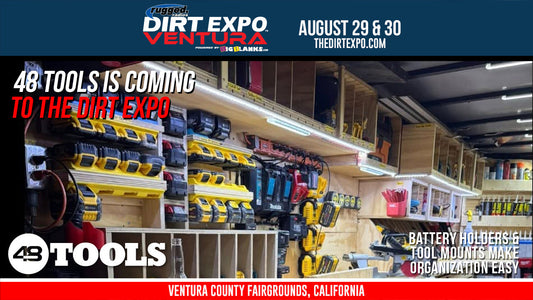 48 Tools Brings Award-Winning Cordless Tool Organization Systems to THE DIRT EXPO Ventura