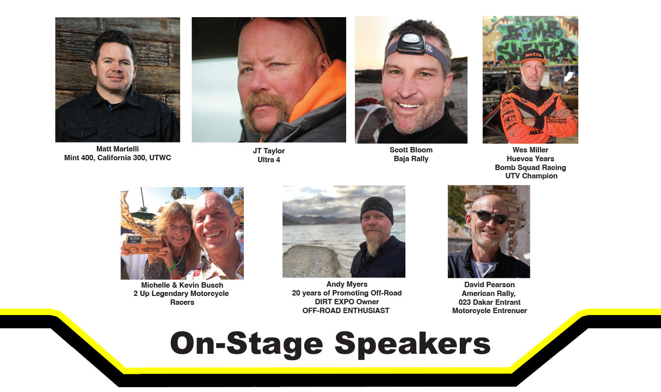 DIRT EXPO: Speakers on Stage Both Days!