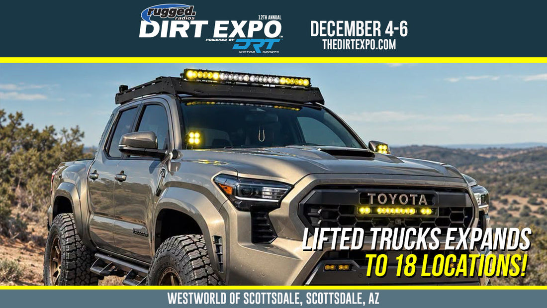 LIFTED TRUCKS ACCELERATES NATIONWIDE GROWTH WITH EXPANSION TO 18 LOCATIONS