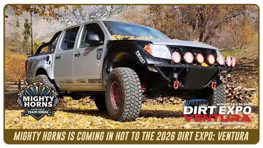MIGHTY HORNS IS COMING IN HOT TO THE RUGGED RADIOS 2026 DIRT EXPO: VENTURA