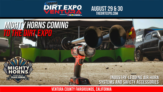 Mighty Horns Brings Powerful Vehicle Safety and Sound Solutions to THE DIRT EXPO Ventura