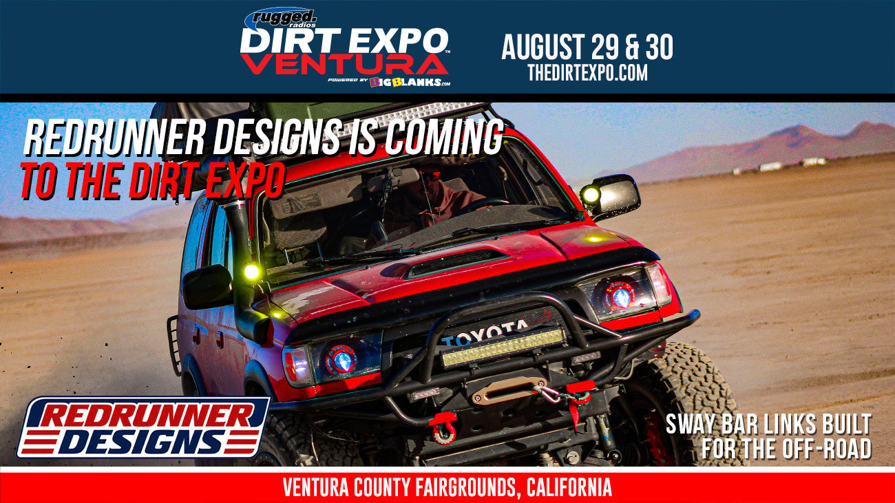 Red Runner Designs Brings Off-Road Sway-Bar Links to THE DIRT EXPO Ventura