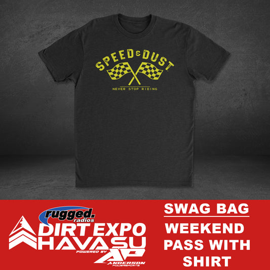 2024 Dirt Expo Speed & Dust Swag Bag - Weekend Admission (No Tumbler)